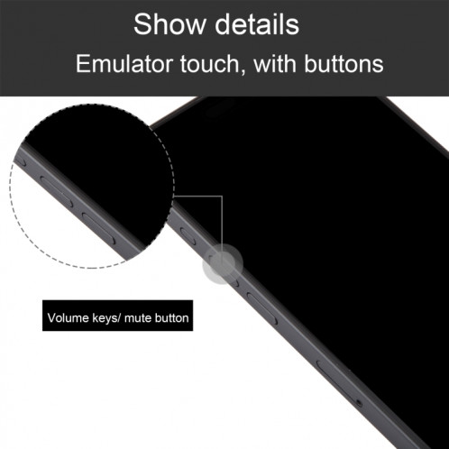 Pour iPhone 15 Pro Black Screen Non-Working Fake Dummy Display Model (Noir) SH913B409-07
