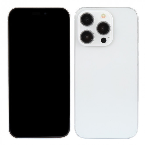 Pour iPhone 15 Pro Max Écran noir faux modèle d'affichage factice non fonctionnel (blanc) SH932W822-07