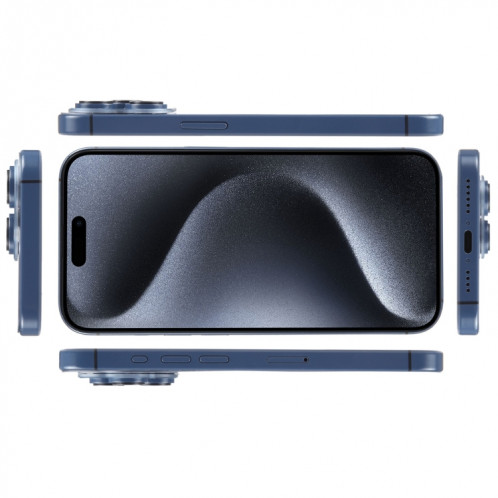 Pour iPhone 15 Pro Max écran couleur faux modèle d'affichage factice non fonctionnel (bleu) SH936L1084-07