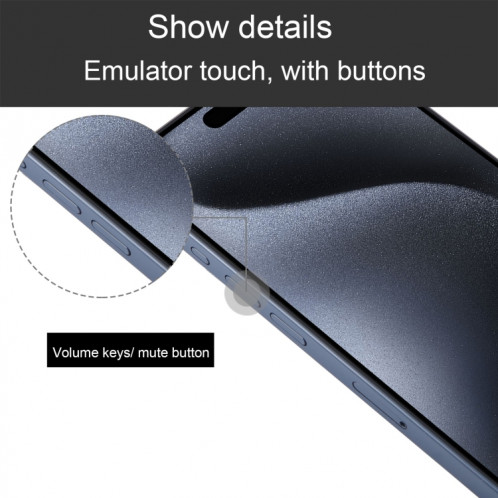 Pour iPhone 15 Pro Max écran couleur faux modèle d'affichage factice non fonctionnel (bleu) SH936L1084-07