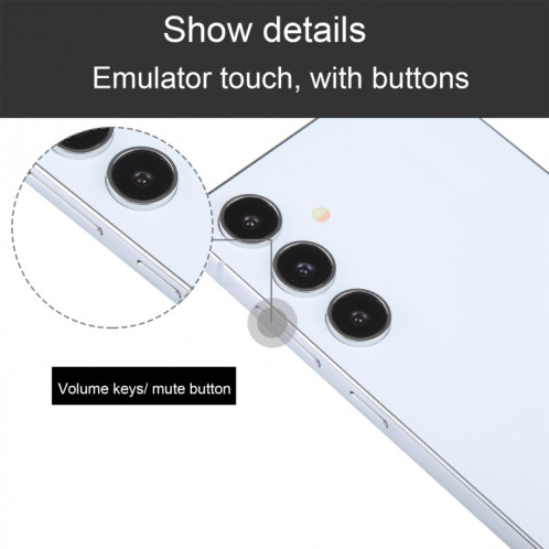Pour Samsung Galaxy S24 + 5G Écran noir faux modèle d'affichage factice non fonctionnel (blanc) SH948W994-07
