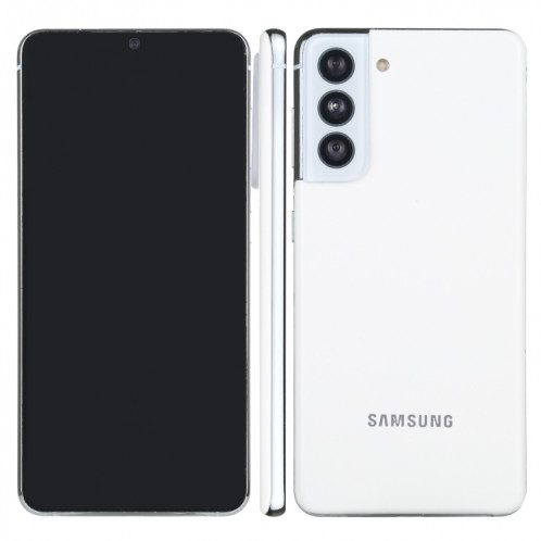 Modèle d'affichage factice faux écran noir non fonctionnel pour Samsung Galaxy S21 5G (blanc) SH706W377-06