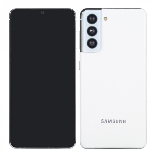 Modèle d'affichage factice faux écran noir non fonctionnel pour Samsung Galaxy S21 5G (blanc) SH706W377-06