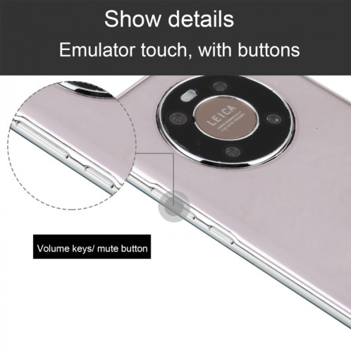 Écran couleur faux modèle d'affichage factice non fonctionnel pour Huawei Mate 40 Pro 5G (argent) SH715S757-07
