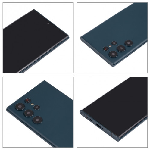 Pour Samsung Galaxy S22 Ultra 5G écran noir faux modèle d'affichage factice non fonctionnel (vert) SH858G1731-06