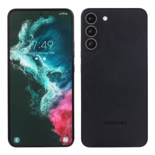 Pour Samsung Galaxy S22 + 5G écran couleur faux modèle d'affichage factice non fonctionnel (noir) SH860B1828-06