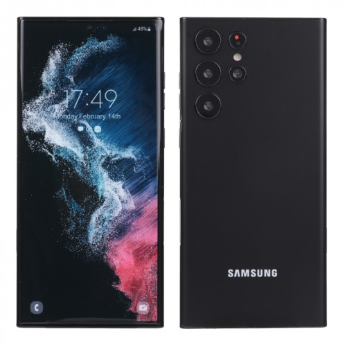 Pour Samsung Galaxy S22 Ultra 5G écran couleur faux modèle d'affichage factice non fonctionnel (noir) SH861B36-06