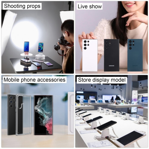 Pour Samsung Galaxy S22 Ultra 5G écran couleur faux modèle d'affichage factice non fonctionnel (noir) SH861B36-06