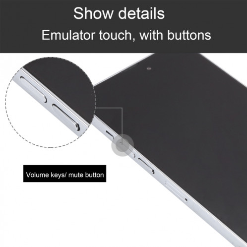 Pour iPhone 14 Pro Max écran noir faux modèle d'affichage factice non fonctionnel (argent) SH868W338-07