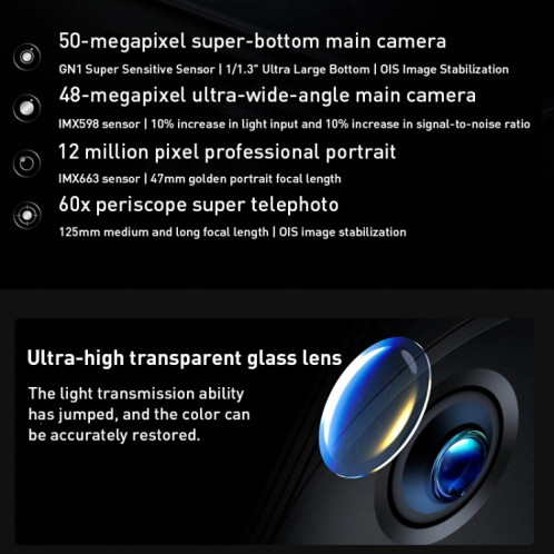 Vivo X Note 5G V2170A, appareil photo 50 MP, 12 Go + 256 Go, Caméras arrière quadruples, identification des empreintes digitales par ultrasons à l'écran, batterie 5000 mAh, 7,0 pouces Android 12.0 OriginOS Ocean SV180B1311-07