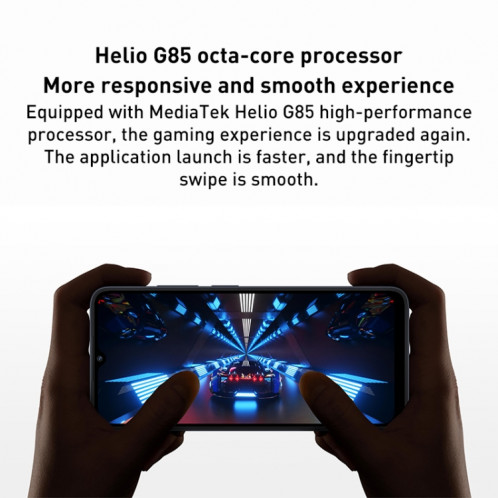 Xiaomi Redmi 12C, appareil photo 50 MP, 6 Go + 128 Go, Batterie 5000 mAh, identification faciale, 6,71 pouces MIUI 13 MediaTek Helio G85 Octa Core jusqu'à 2,0 GHz, réseau : 4G, double SIM, ne prend pas en charge Google SX422G306-013