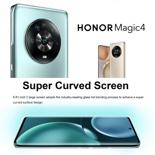 Honneur Magic4 5G LGE-AN00, 8 Go + 256 Go, version chinoise, Caméras arrière triples, identification faciale et identification des empreintes digitales de l'écran, batterie 4800 mAh, 6,81 pouces Magic UI 6.0 (Android SH050W611-07