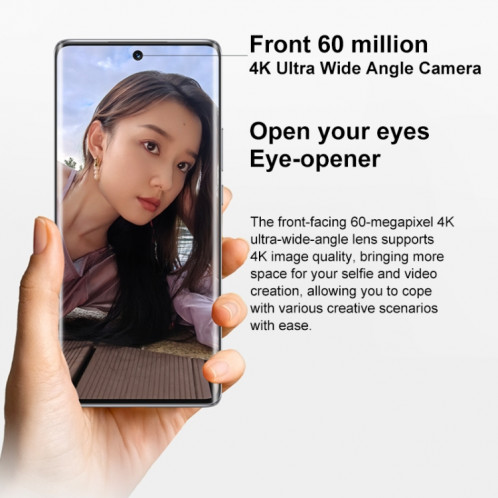 Huawei Hi nova 10 5G, 8 Go + 256 Go, caméra frontale 60MP, version chinoise, Caméras triple arrière, identification d'empreintes digitales à l'écran, 6,67 pouces HarmonyOS 3 Qualcomm Snapdragon 778G 5G Octa Core SH384G130-09