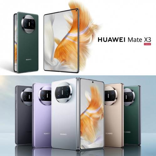 Huawei Mate X3 512 Go ALT-AL00, appareil photo 50 MP, version Chine, Triple caméras, identification faciale et identification d'empreintes digitales latérales, batterie 4800 mAh, écran 7,85 pouces + 6,4 pouces, SH421P1653-016