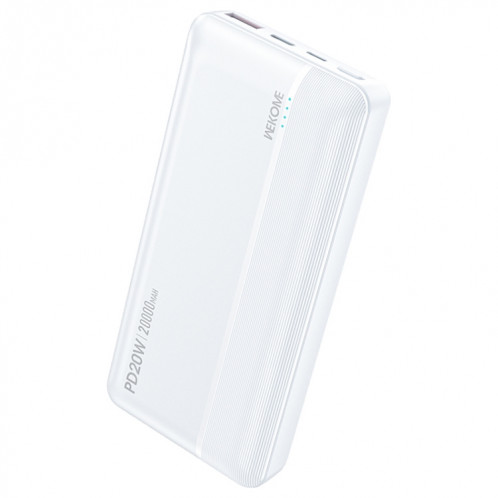 WEKOME WP-04 Tidal Energy Series 20000mAh 20W Banque d'alimentation à charge rapide (Blanc) SW014W1151-09