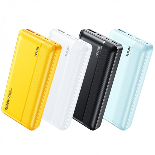 WEKOME WP-04 Tidal Energy Series 20000mAh 20W Banque d'alimentation à charge rapide (Jaune) SW014Y1622-09
