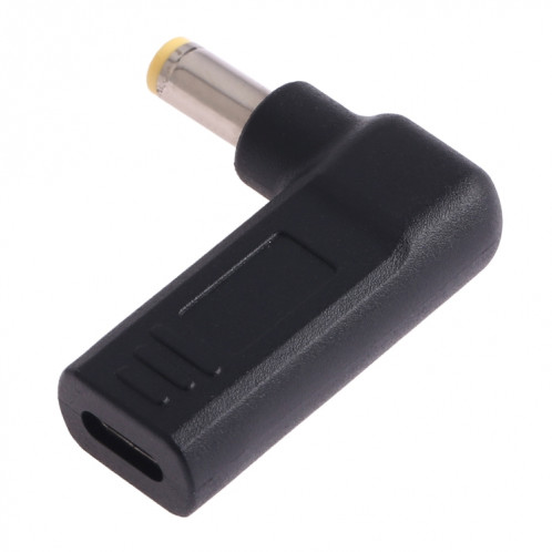 Connecteur adaptateur coudé USB-C / Type-C femelle à 5,5 x 2,5 mm mâle SH04231213-04
