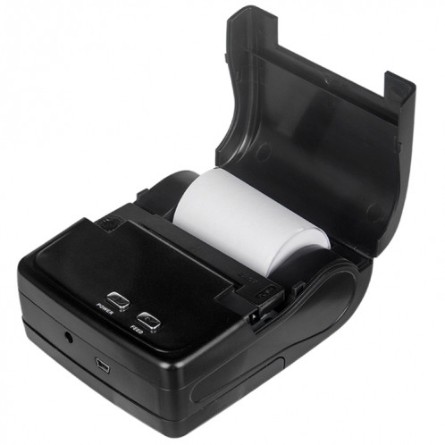 QS-5802 imprimante matricielle 8 broches Bluetooth Receipt portable 58 mm (noir) SH889B1625-06