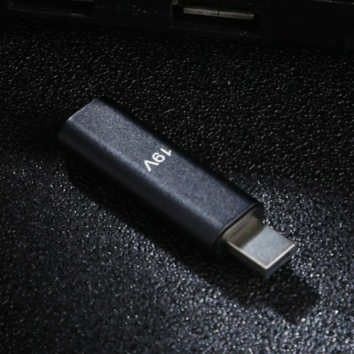 Adaptateur 19V Type-C / USB-C Femelle vers PD en alliage d'aluminium pour Asus (Noir) SH952B600-05