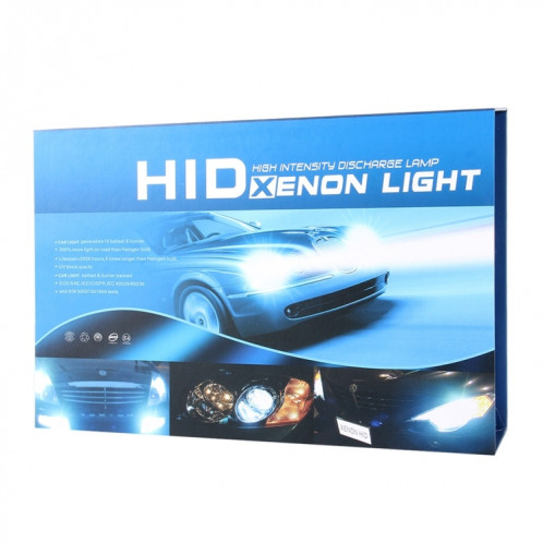 DC12V 35W 2x H3 Slim HID Xenon Light, Lampe à décharge haute intensité, Température de couleur: 6000K SH503A1017-08