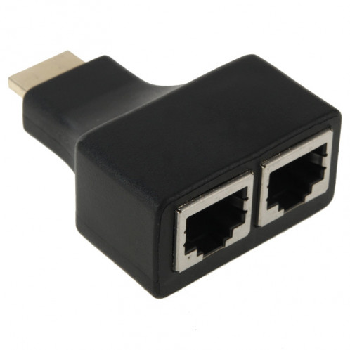 Câble d'extension réseau 30 m HDMI vers port double RJ45 par Cat HD 5e / 6 SH15681095-06