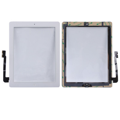 (Bouton du contrôleur + bouton de la touche d'accueil Câble de membrane de carte PCB + adhésif d'installation du panneau tactile) Panneau tactile pour nouvel iPad (iPad 3) (blanc) SH721W1570-05