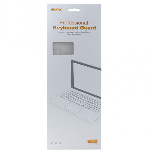 ENKAY pour MacBook Air 13,3 pouces (Version US) 4 en 1 Coque de protection en plastique dur avec protection d'écran et protège-clavier et bouchons anti-poussière (rose) SE091F1206-010