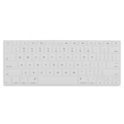 ENKAY pour MacBook Air 13,3 pouces (version US) 4 en 1 Coque de protection en plastique dur givré avec protecteur d'écran et clavier et bouchons anti-poussière (blanc) SE091W453-010