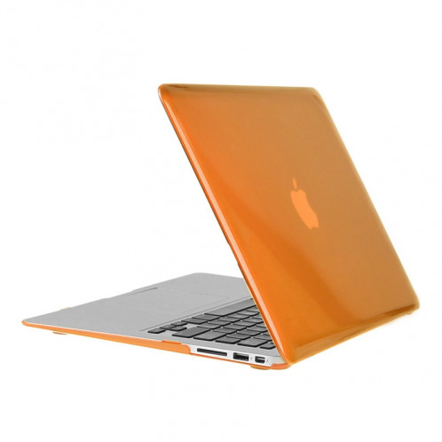 ENKAY pour Macbook Air 11.6 pouces (version US) / A1370 / A1465 Hat-Prince 3 en 1 Crystal Hard Shell Housse de protection en plastique avec clavier de protection et prise de poussière de port (Orange) SE901E1580-010