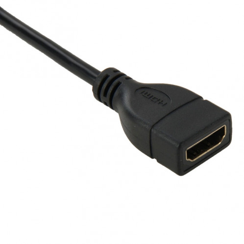 Câble adaptateur micro HDMI mâle vers HDMI femelle 17cm SH32151509-04