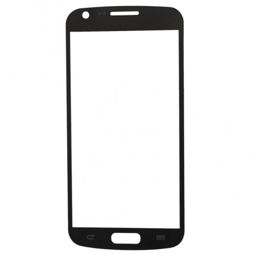 Lentille extérieure en verre de haute qualité pour Samsung Galaxy Premier / i9260 (noir) SL006B1811-09