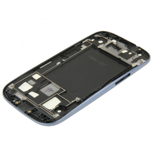 iPartsBuy Full Housing LCD Cadre Lunette + Couverture Arrière pour Samsung Galaxy S III / i747 (Bleu) SI542L1731-06