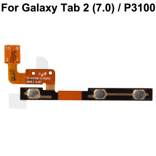 Câble de câble de volume de bouton d'alimentation d'origine pour Samsung Galaxy Tab 2 (7.0) / P3100 SC7036948-03