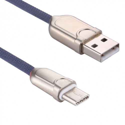 Câble de chargeur rapide de synchronisation de données USB-C / Type-C vers USB 2.0 1 m 2 A, Câble de chargeur rapide de synchronisation de données USB-C / Type-C vers USB 2.0 de 1 m 2 A (bleu) SH937L5-06