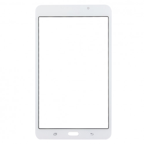 iPartsAcheter pour Samsung Galaxy Tab A 7.0 (2016) / T280 Lentille extérieure en verre (blanc) SI16WL1667-06