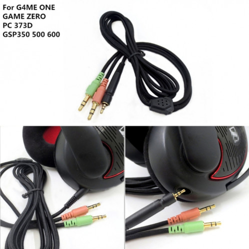 ZS0076 PC Version Gaming Headphone Cable for Sennheiser PC 373D GSP350 GSP500 GSP600 G4ME ONE GAME ZERO SH75911407-07
