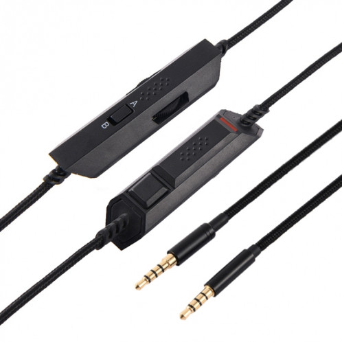 ZS0082 Câble audio pour casque 3,5 mm pour Logitech G633 G933 (Noir) SH768B547-05
