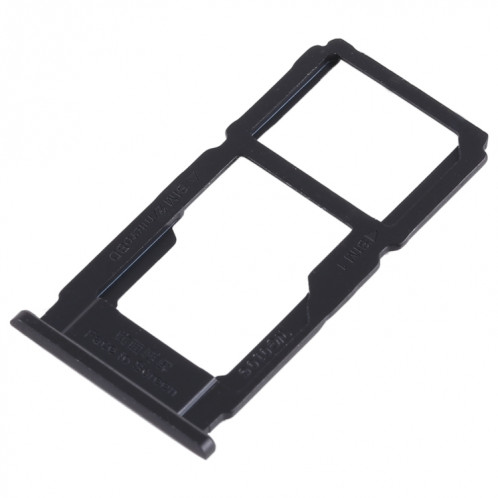 Pour OPPO R11s Plus plateau de carte SIM + plateau de carte SIM/plateau de carte Micro SD (noir) SH439B1445-05