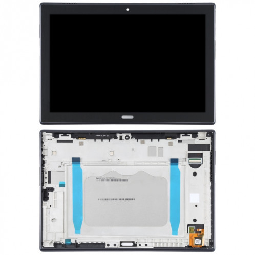 Écran LCD OEM pour Lenovo TAB4 Plus TB-X704 / TB-X704L Assemblage complet du numériseur avec cadre (Noir) SH082B396-05