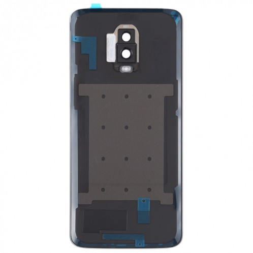 Pour le couvercle arrière de la batterie d'origine OnePlus 6T avec objectif d'appareil photo (noir de jais) SH1JBL1870-06
