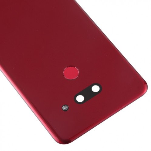 Couvercle arrière de la batterie avec objectif de caméra et capteur d'empreintes digitales pour LG G8 ThinQ / LMG820QM7 LM-G820UMB LMG820UM1 (version américaine) (rouge) SH76RL1253-06
