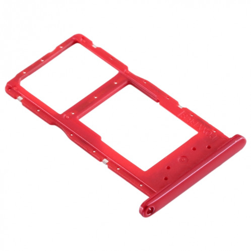 Plateau pour carte SIM + plateau pour carte SIM / plateau pour carte Micro SD pour Huawei Enjoy 9s (rouge) SH985R1054-05