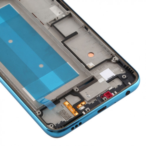 Boîtier avant plaque de cadre LCD pour LG K50 / K12 MAX / LMX520BMW / LMX520EMW (Version Double SIM) (bleu) SH119L1675-06