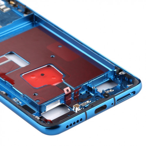 Plaque de cadre intermédiaire d'origine avec touches latérales pour Huawei P40 (bleu) SH140L1068-06