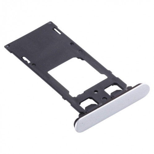 Plateau Carte SIM + Plateau Carte SIM + Plateau Carte Micro SD pour Sony Xperia XZ2 Compact (Argent) SH199S1557-05
