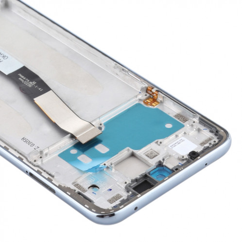 Écran LCD et numériseur complet avec cadre pour Xiaomi Redmi Note 9S (argent) SH324S797-06