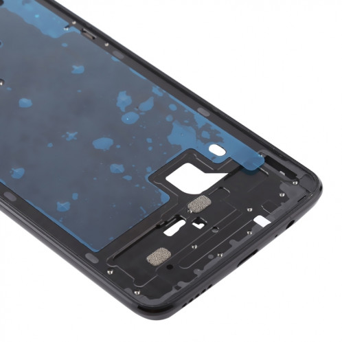 Pour OnePlus 6 Front Housing LCD Frame Bezel Plate avec touches latérales (Jet Black) SH47JB740-06