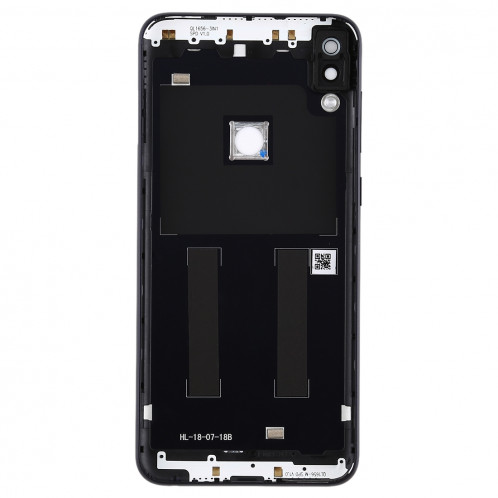 Cache arrière de la batterie avec objectif de la caméra et touches latérales pour Asus Zenfone Max Pro (M1) ZB601KL / ZB602K (Noir) SH04BL753-06