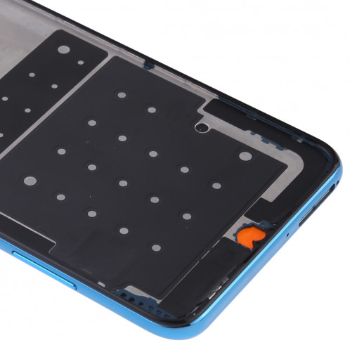 Plaque de lunette de cadre LCD de boîtier avant avec touches latérales pour Huawei P30 Lite (bleu) SH442L1084-06