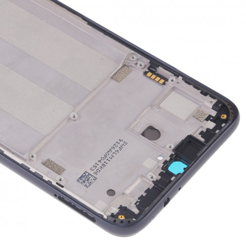 Plaque de lunette de cadre central avec touches latérales pour Xiaomi Redmi 7 (noir) SH590B209-06